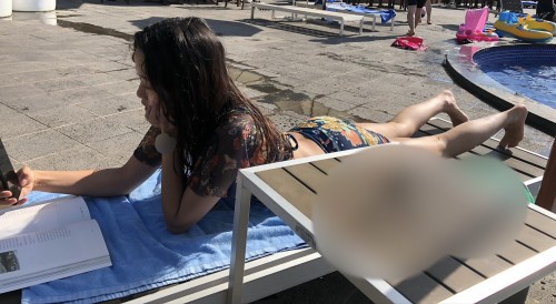 일반인 비키니 은꼴 이미지 #3