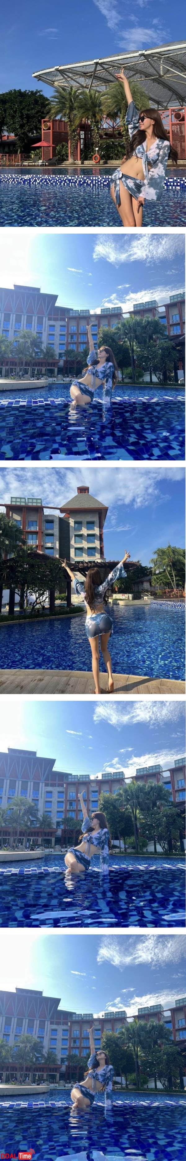 수영복 사진 올린 안지현 치어리더 다른 사진 이미지 #1