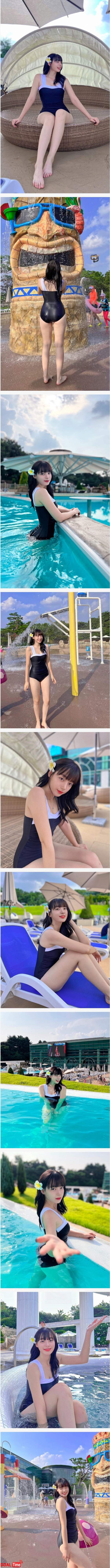 한화 하지원 치어리더 수영복 몸매 이미지 #1