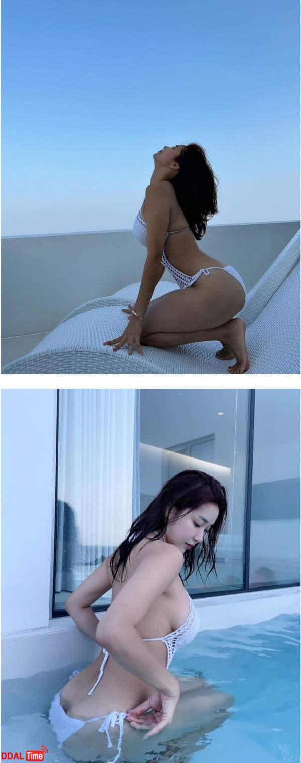 풀빌라에 간 오또맘 옆슴 노출 이미지 #1