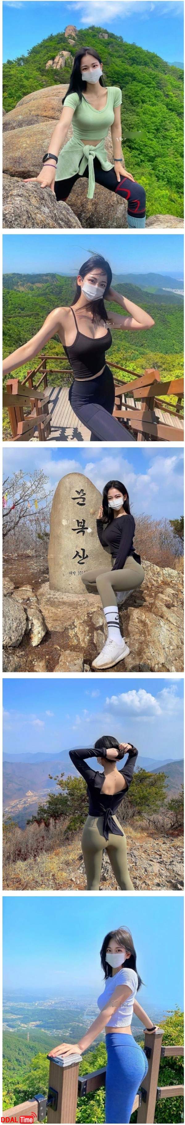 MZ세대 처자들이 많이 입는 등산룩 이미지 #1