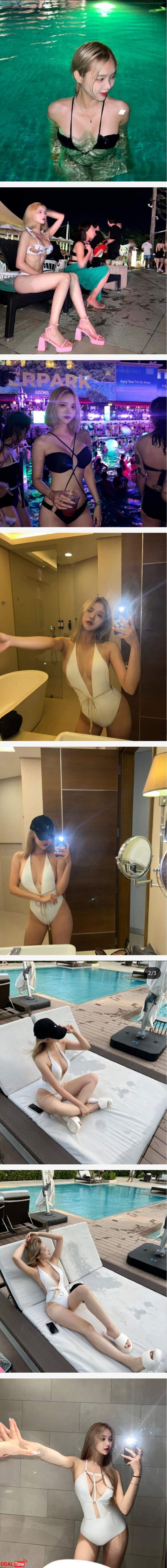 엘지 이진 치어리더 수영복 몸매 이미지 #1