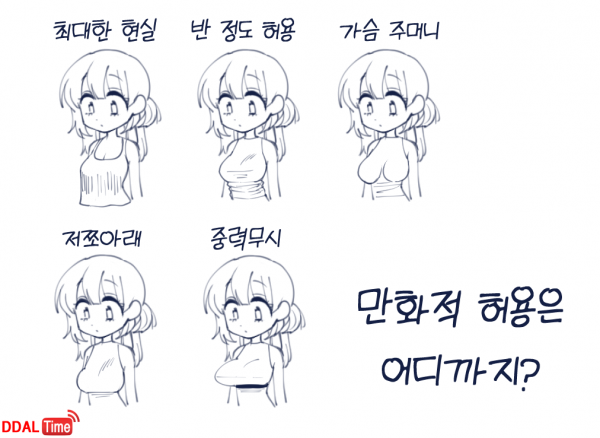 여성의 몸을 잘못 묘사하는 경우 이미지 #3