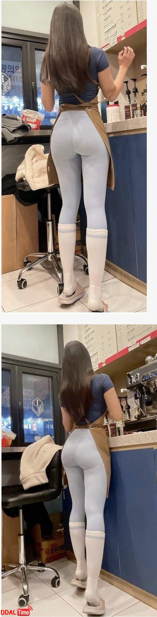 어느 카페 알바녀의 피지컬 ㅗㅜㅑ 이미지 #1