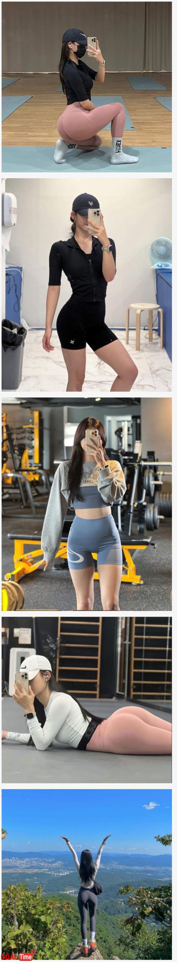 헬스장에서 자동으로 눈깔돌아가게 만드는 레깅스 몸매 이미지 #1