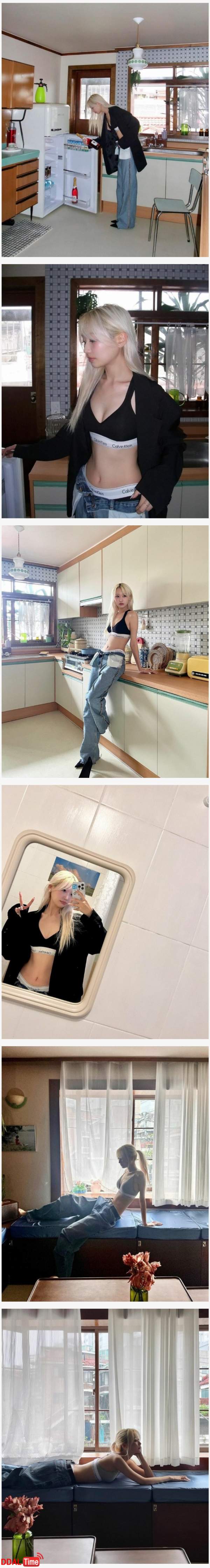 러블리즈 수정이도 시원하게 깠다 캘빈클라인 속옷 이미지 #1