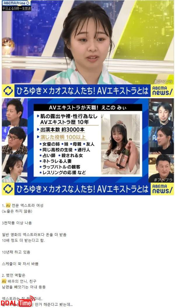 일본 야동 엑스트라 전문 여배우 이미지 #1