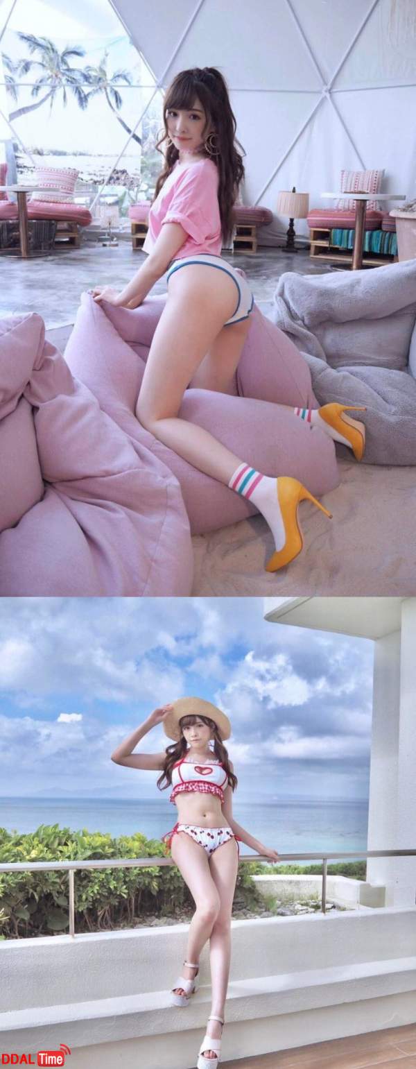 다리가 엄청 긴 AV 여배우 이미지 #1