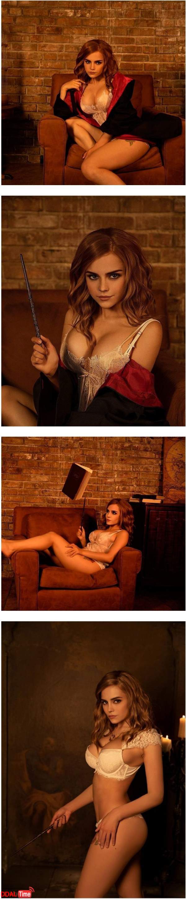 속옷만 입은 헤르미온느 이미지 #1