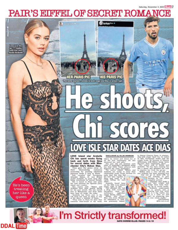 후벵 디아스, 유명 인플루언서와 파리 밀회 이미지 #1