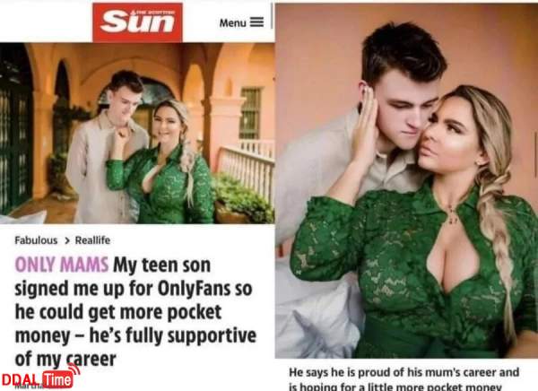 엄마를 온리팬스에 등록해버린 아들 이미지 #1