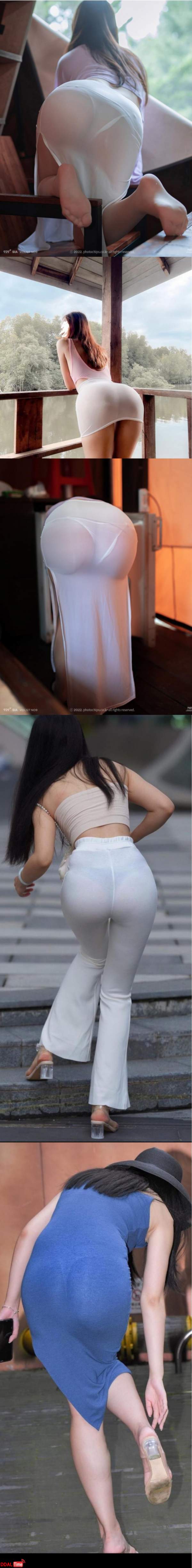 적나라하게 비치는 팬티 이미지 #1