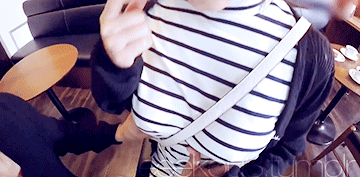 줄무늬 원피스 + 크로슴백 이미지 #1